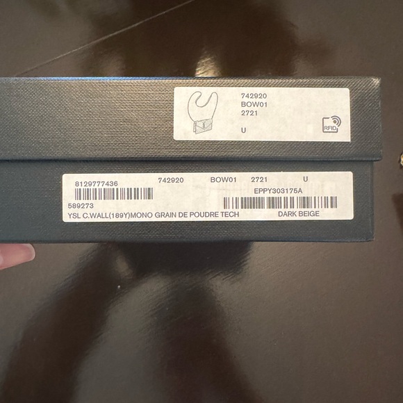 Yves Saint Laurent Tan Crossbody Bag with Chevron Quilting - Picture 4 of 12